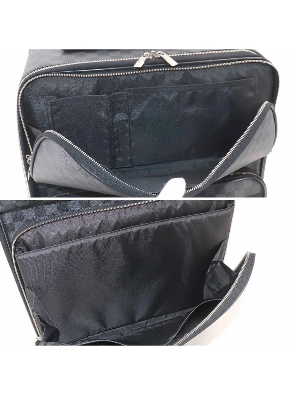 Louis Vuitton Damier Graphite Pegase Business 55 Carry Bag Suitcase Black